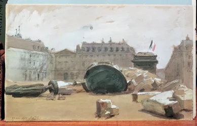 Comuna de París: La caída de la columna Vendôme, 29 de mayo de 1871